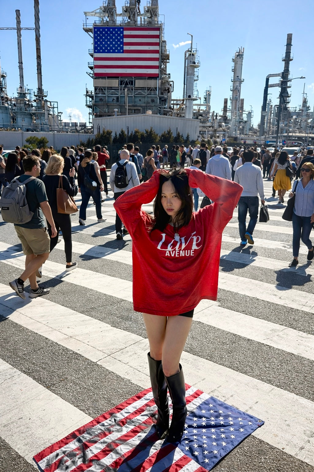 LVA RED LONG-SLEEVE