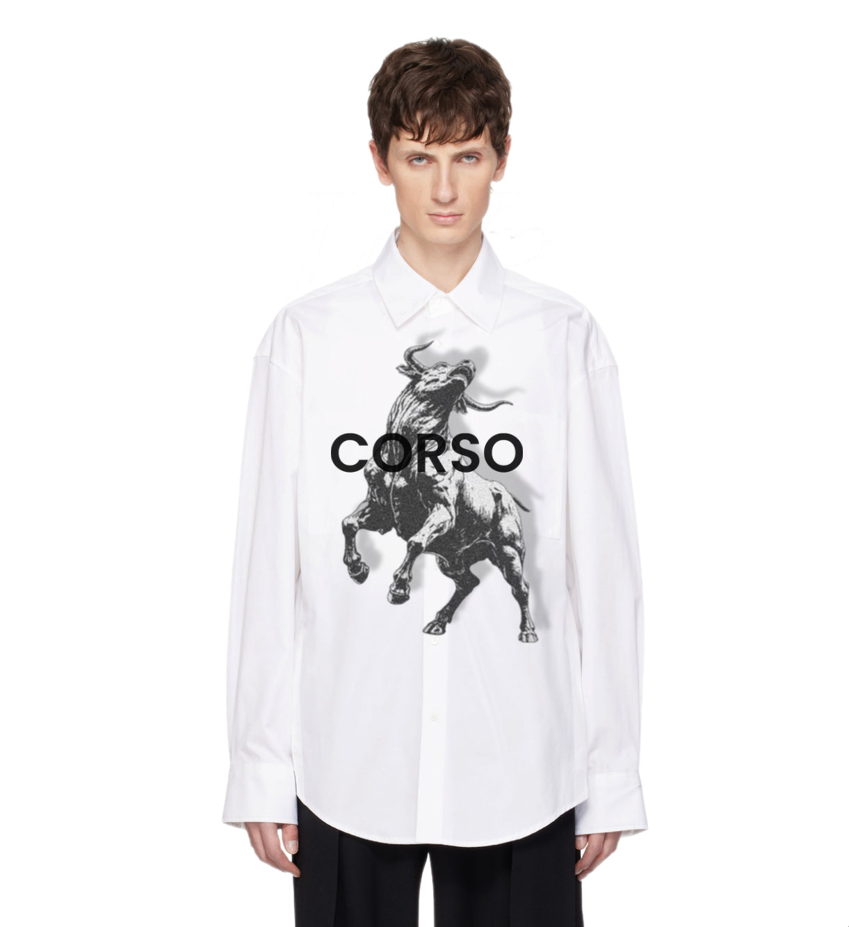 LVA CORSO INTERVIEW BUTTON-UP